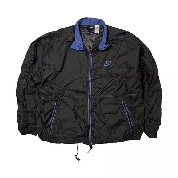 Nike | Jackets & Coats | Nike Vintage Y2k 200s Black Blue